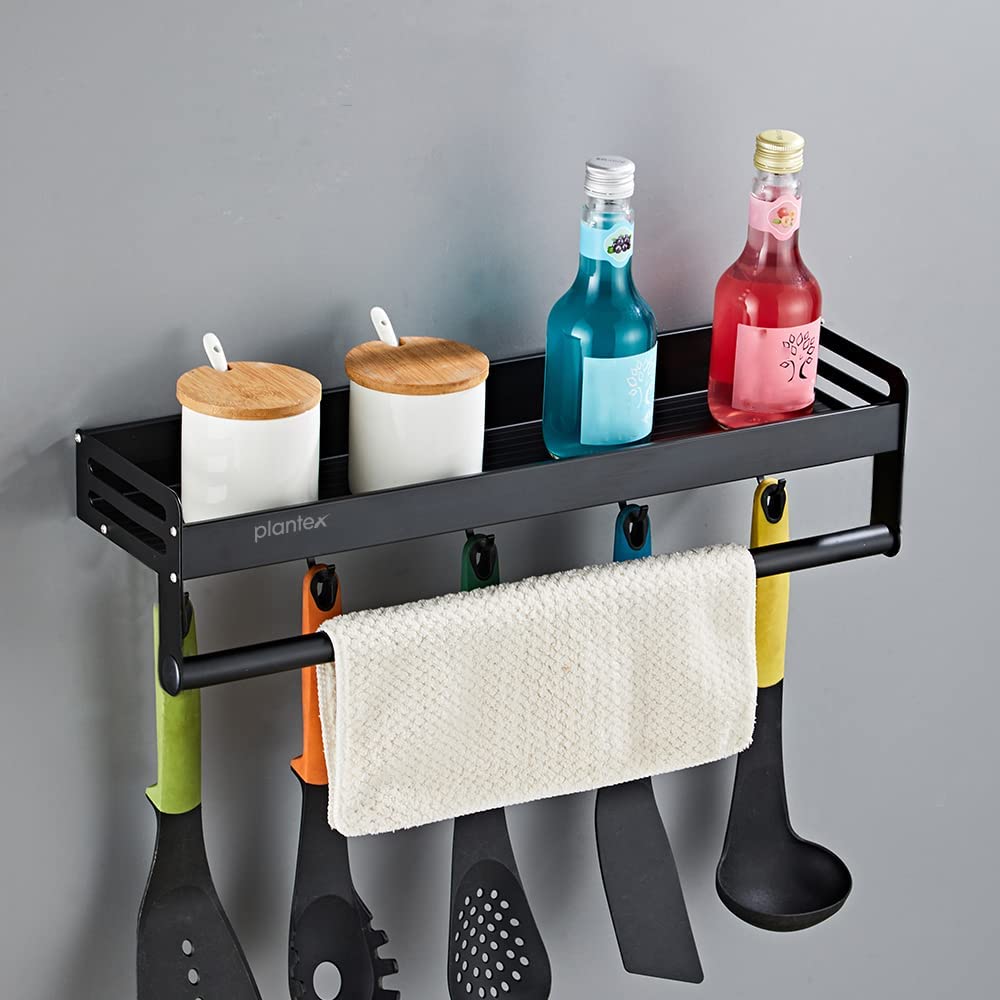 See full amazon price history chart for Plantex Aluminium Multipurpose Bathroom and Closet Shelves With Towel Rod And Movable Hooks/Rack Shelf For Bathroom Accessories - Wall Mount (Black) Plantex Aluminium Multipurpose Bathroom and Closet Shelves With Towel Rod And Movable Hooks/Rack Shelf For Bathroom Accessories - Wall Mount (Black) (B08XZ2B4M4) Amazon Price History, Amazon Price Tracker