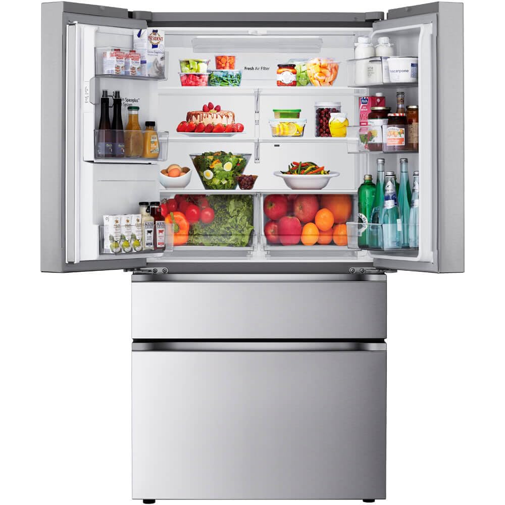 LG LF29S8230V 29 Cu. Ft. Stainless 4-Door French Door Smart Refrigerator on Fridge.com