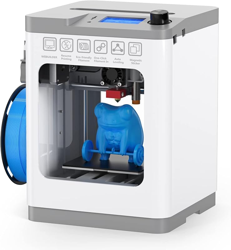 Mini impresoras 3D Tina2 Basic, impresora 3D totalmente ensamblada y de nivelación automática para principiantes y niños, fácil configuración, diseño seguro, impresión de alta precisión FDM Mini impresora 3D para el hogar y la escuela
