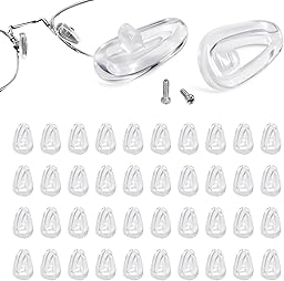 40 Almohadillas Nariz Gafas Silicona, Plaquetas Nasales Antideslizantes Transparentes, Accesorios Gafas Cómodos, Protección Nariz Suave Monturas Ópticas Solares