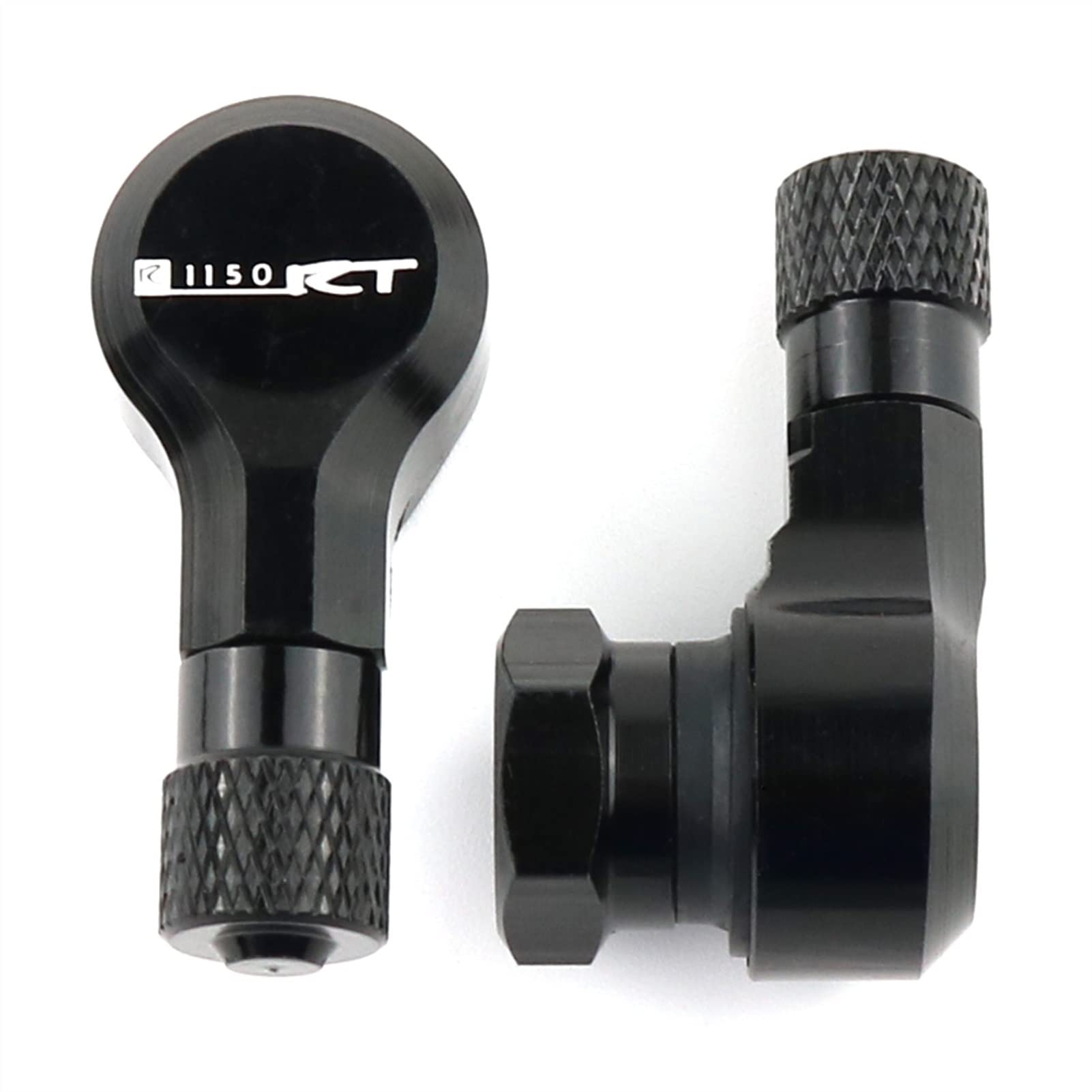 Accessoires Tiges De Valve De Pneu Tubeless De Roue De Commande Numérique Par Ordinateur De Moto 11.3mm 90 Degrés Pour B&M&W R1150RT (Color : Le noir)