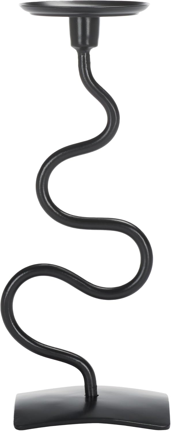 SAFAVIEH Home Collection Nisi Black Candleholder Set of 2
