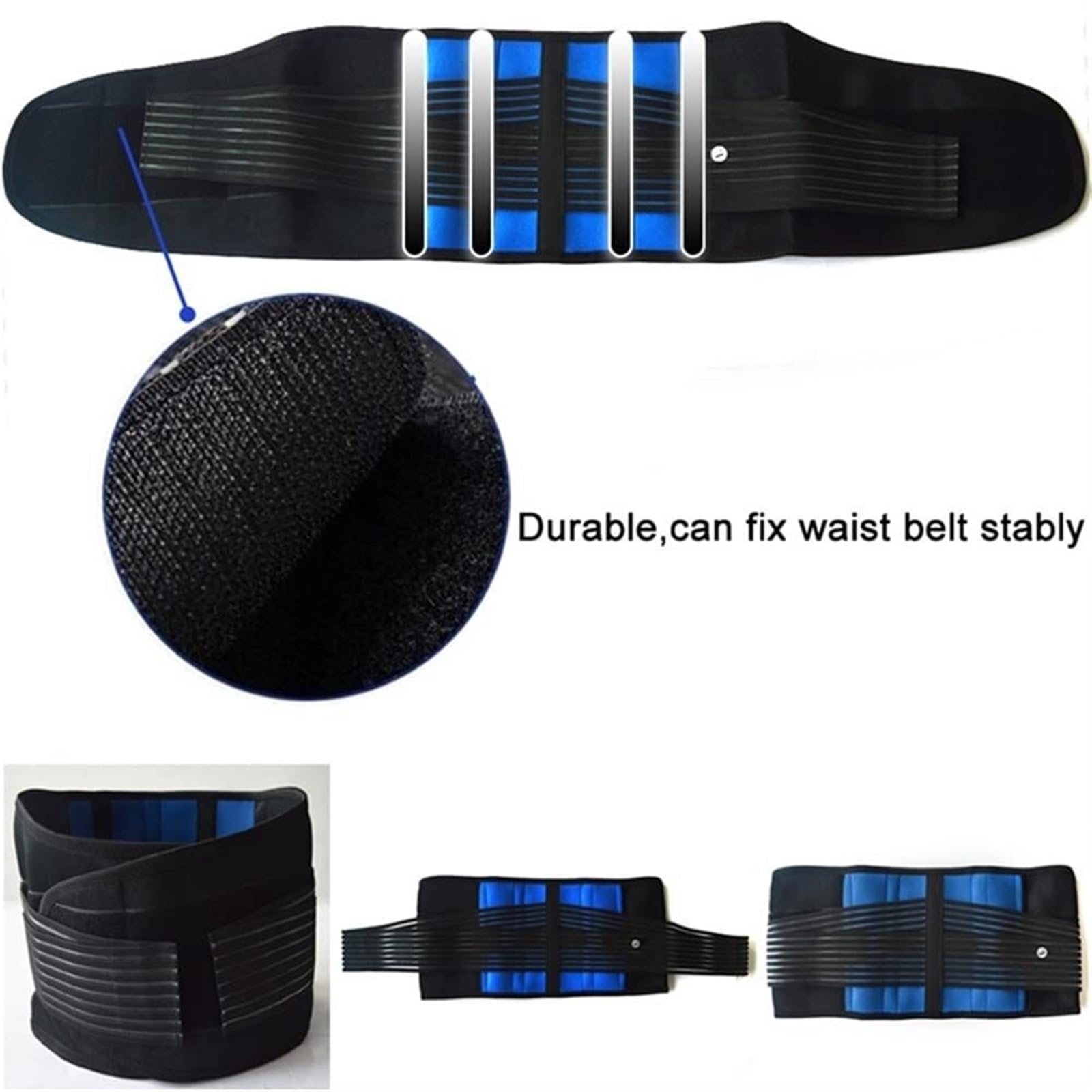 Faja Lumbar Cinturón De Soporte Lumbar Corrector Postura Soporte Lumbares(4XL)