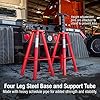 Sunex 1410 10-Ton, High Height, Pin Type, Jack Stands, Pair #4