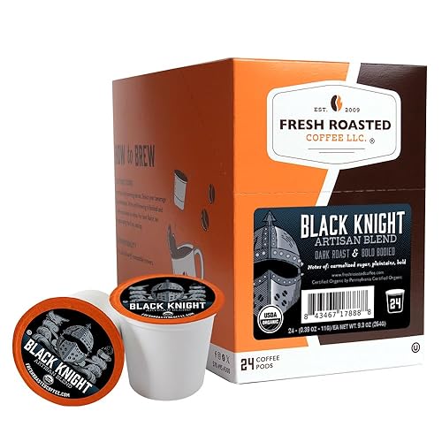 Miniatura 663 de Fresh Roasted Coffee, Peaberry de Tanzania, tostado ligero, Kosher, compatible con K-Cup, 24 cápsulas
