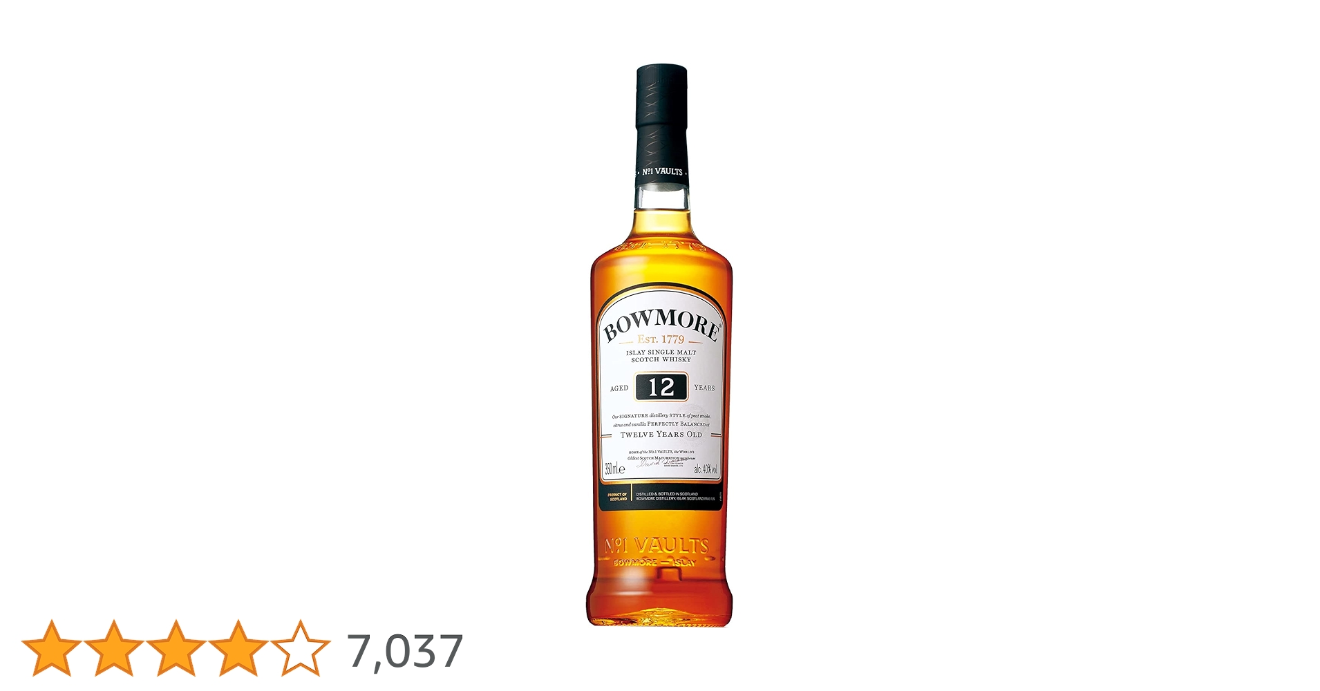 シングルモルト ウイスキー ボウモア 12年350mlグラス3個セット Amazon.co.jp: シングルモルト ウイスキー ボウモア 12年