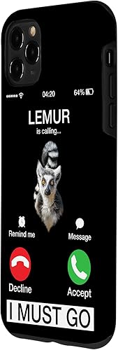 Miniatura 5 de Funda novedosa para iPhone 13 Pro Lemur Is Calling Funny Native Mamifs Pet Lovers