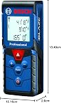 Bosch Blaze Pro Glm165-40 165Ft Laser Distance Measure with Color Backlit Display