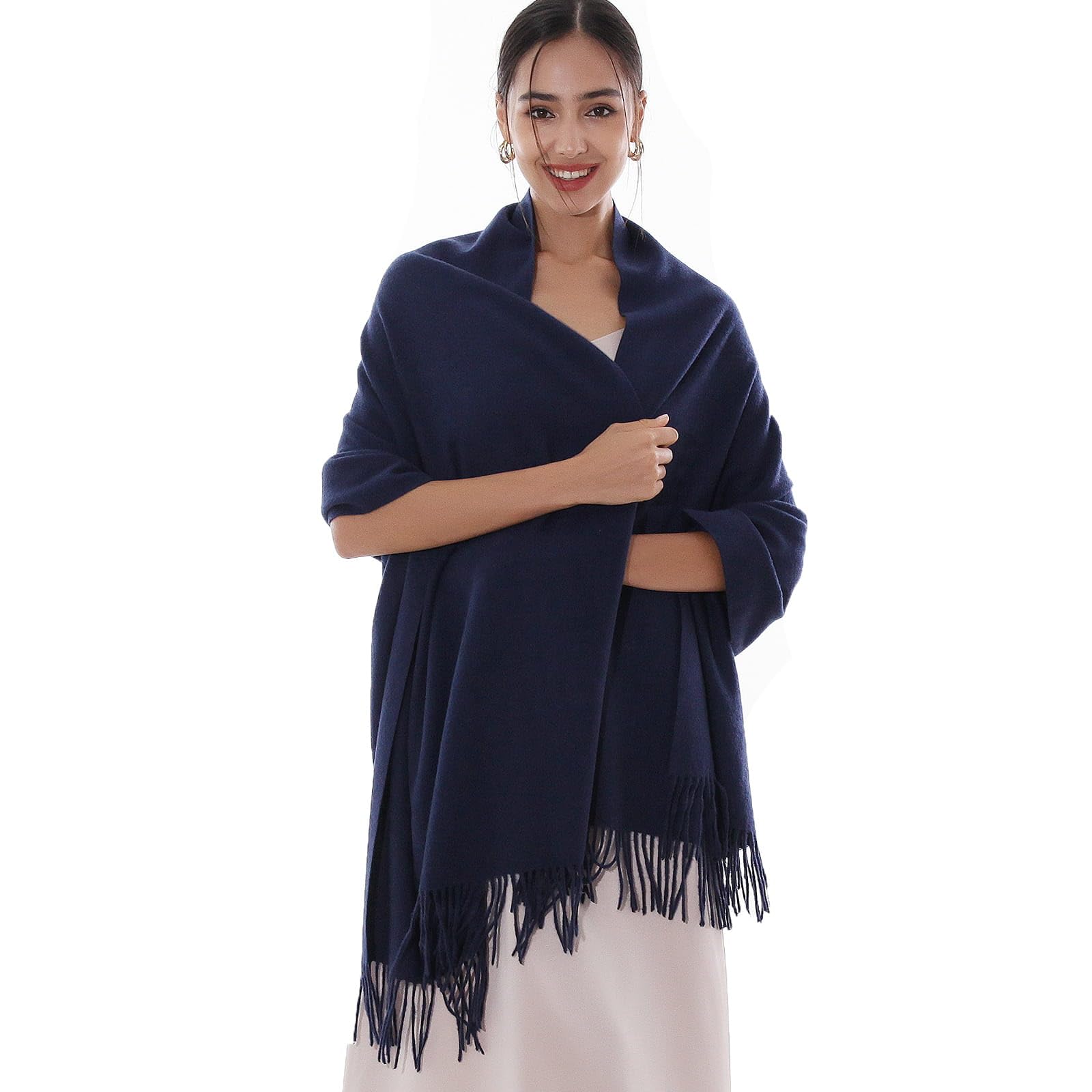 RIIQIICHY Sciarpa Donna Invernale Pashmina Scialle Caldo Stola Elegante per Abito da Sposa Cerimonia Donna
