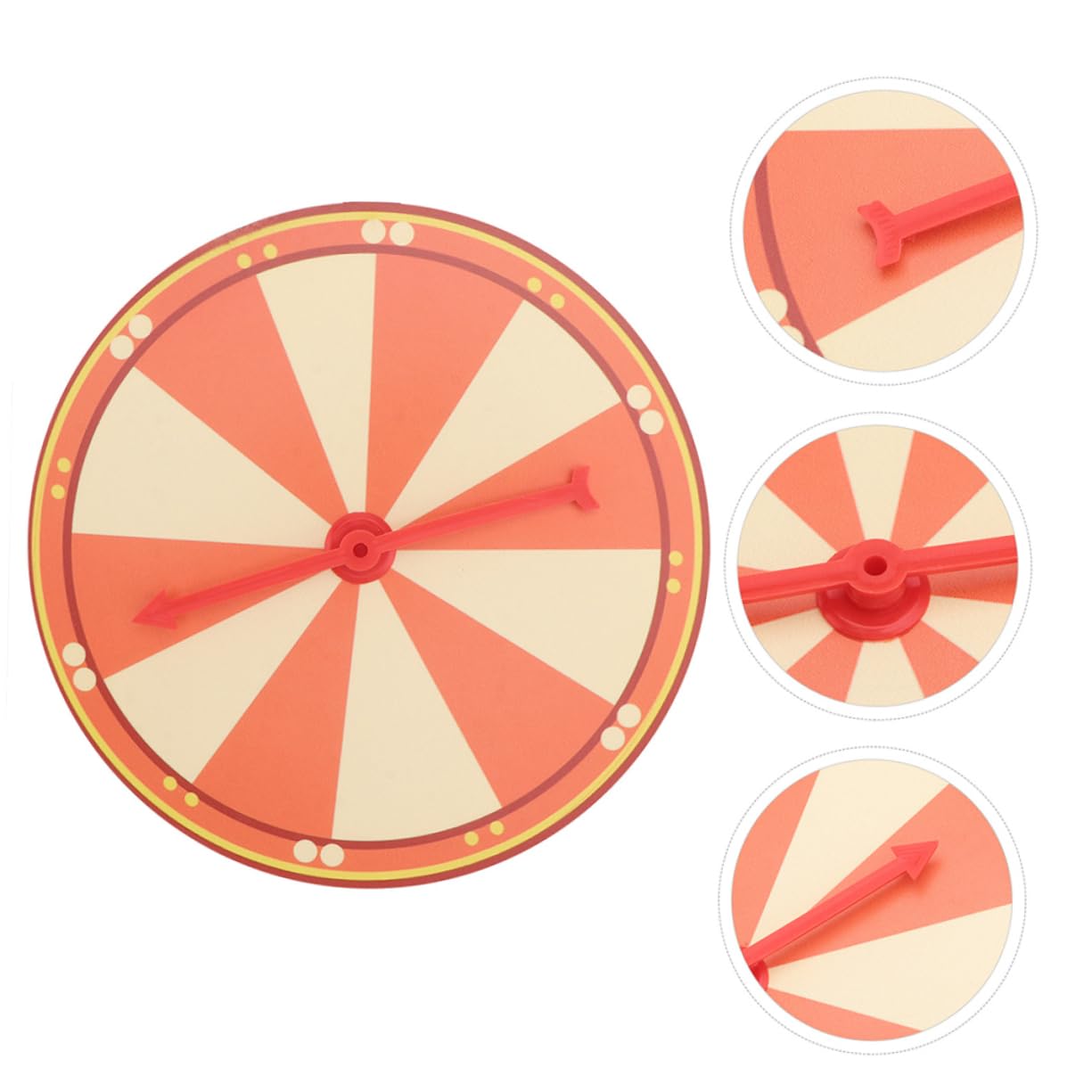 CIYODO 2Pcs Prize Wheel Turntable for Party Games Game Props Fun Activities for Family Friends Awards Compact Design