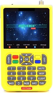 Satellite Finder Signal Meter V8 Finder Satellite Finder TV Antenna Outdoor Signal Detector DVB-S2 Receiver Digital Signal Meter Adjust Sat Dish for Adjusting Sat Dish