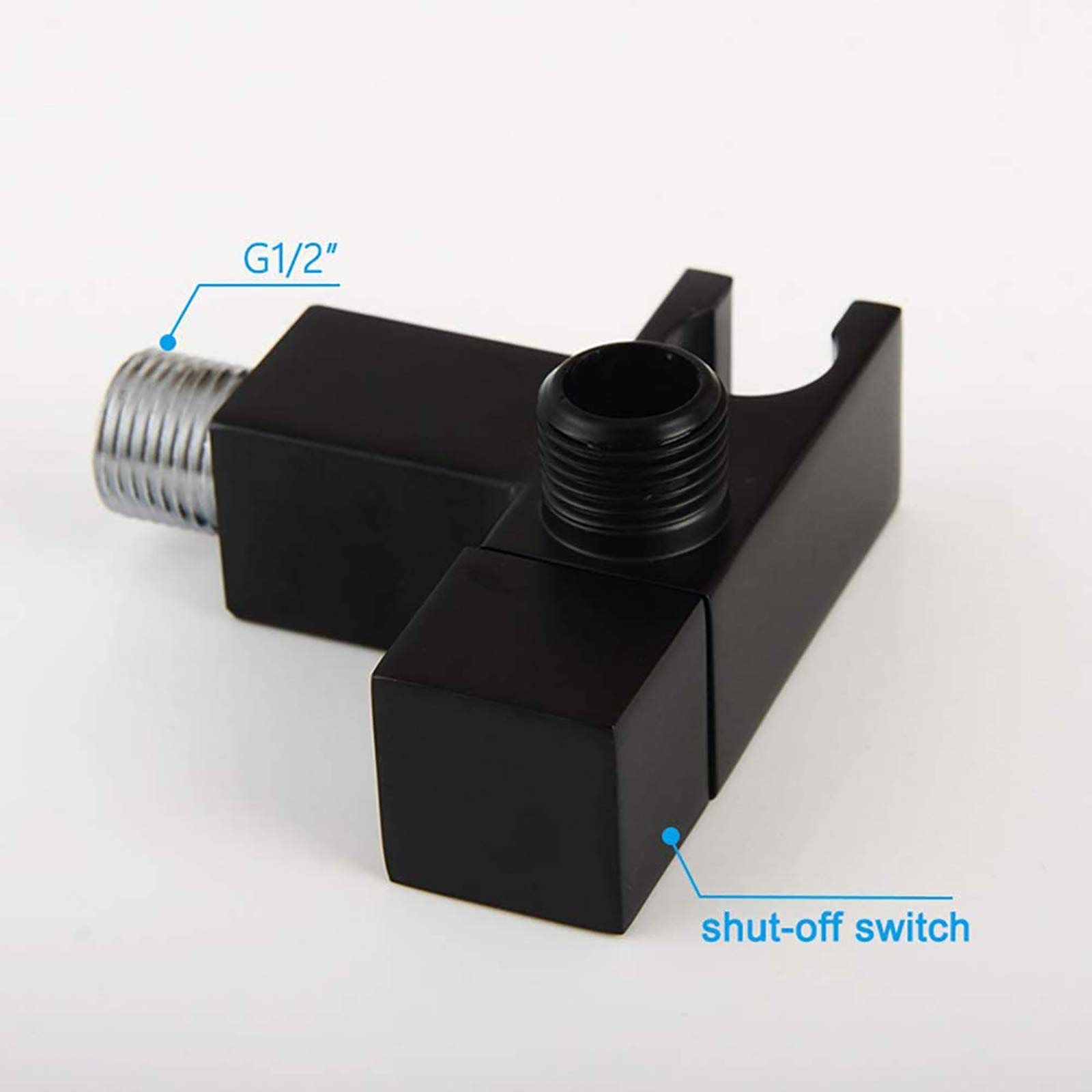 Pulverizador de Bidé con Agua Fría, Cabezal de Bidé de Mano Latón Kit de Pulverizador Bidé, Grifos Bidé Negro Bidé de Duchas con Manguera para Higiene Personal,Stainless Steel Hose
