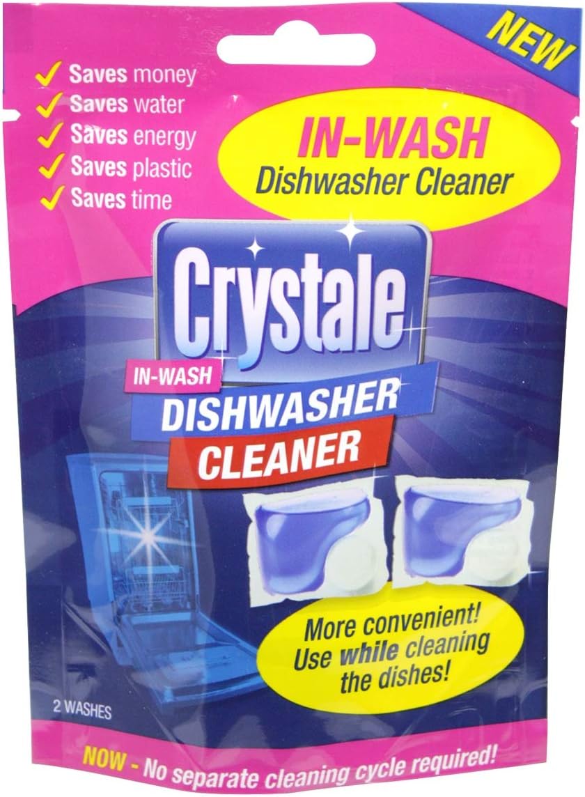 Crystale InWash Dishwasher Cleaner (1 pack of 2 capsules) Amazon.co