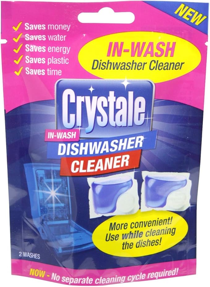Crystale InWash Dishwasher Cleaner (1 pack of 2 capsules) Amazon.co