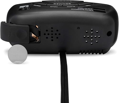 Miniatura 4 de Sonnet T-1949 Digital LED despertador wdos puertos de carga USB para teléfono y tableta