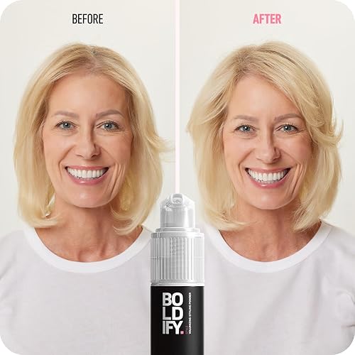 Miniatura 5 de Boldify Volumizador de cabello en polvo + Boost Serum Silk & Shine Bundle: volumen y suavidad de 24 horas, sin ensuciar, estera o aglomeración