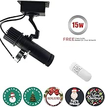 WUZHENG 15W Led Logo Gobo Projector Light Including Free Custom Glass
Gobo To Project Image for Indoor Use,Black Estimated Price : £ 100.89