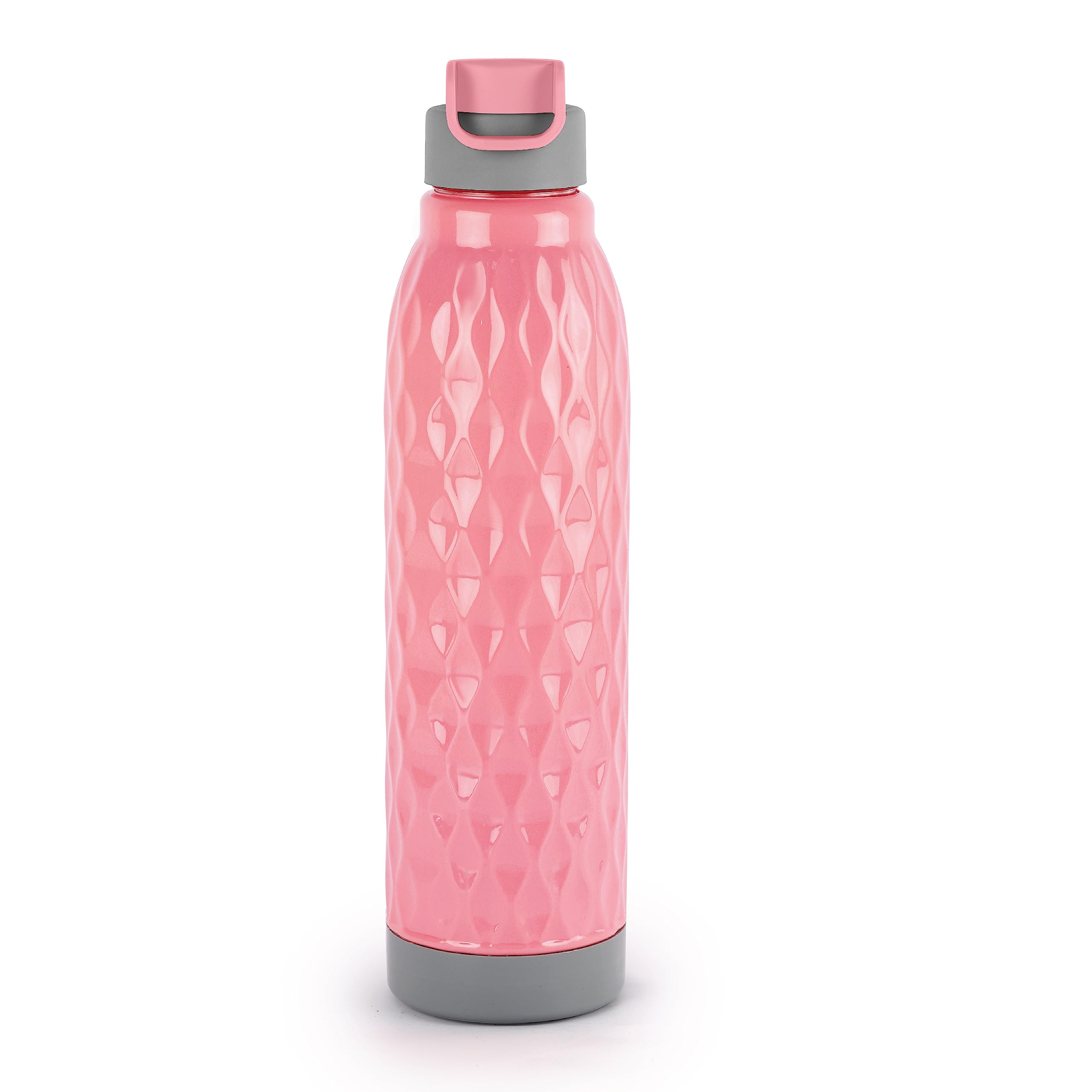 CELLO Puro Wave 900 Water Bottle | Easy Carry Wrist Belt | Covered Drinking Spout | Refrigerator Safe| Plastic Bottle | 690ml, Pink (B0C94L8ZN9) Amazon Price History, Amazon Price Tracker