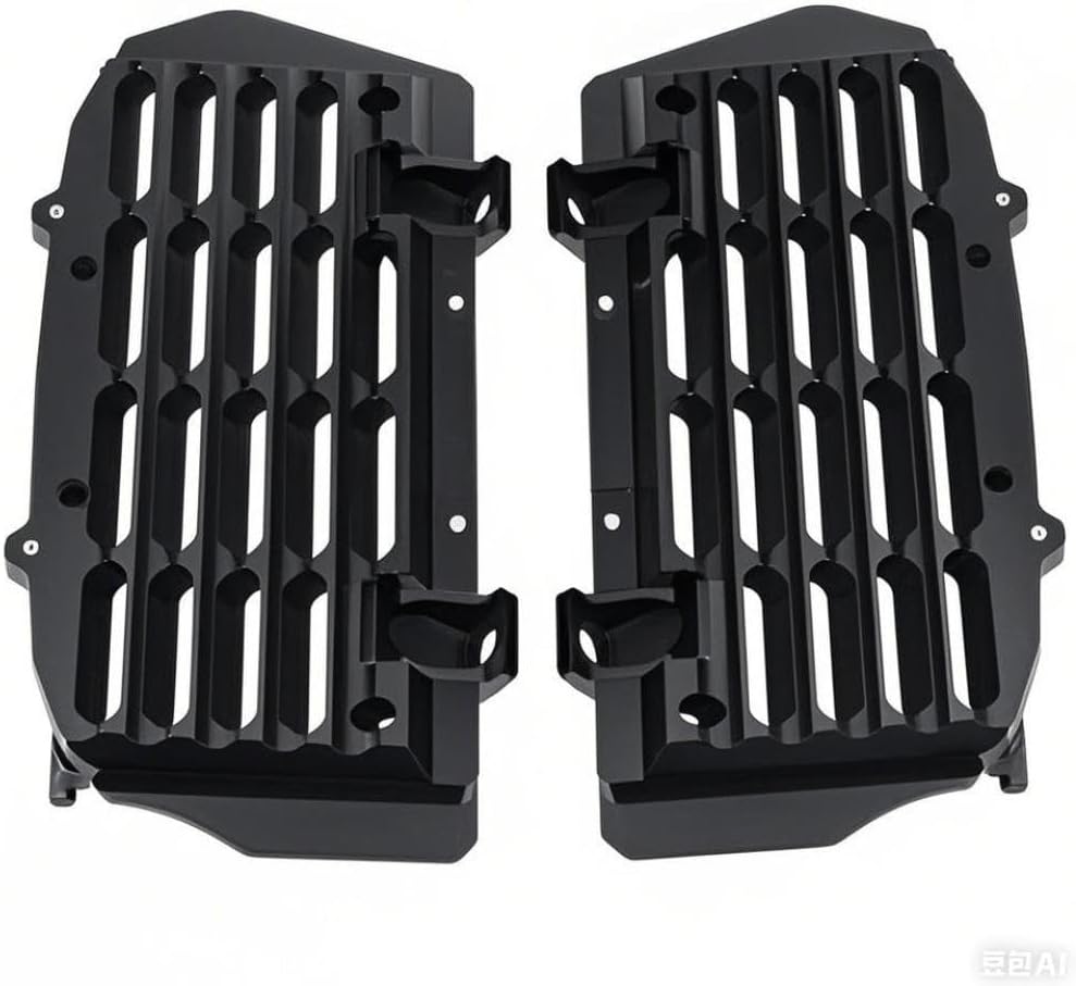 Motorcycle Radiator Guard Grille Cover Compatible with 125 500 XC XCF SX SXF XCW XCFW EXC EXC-F(Black)