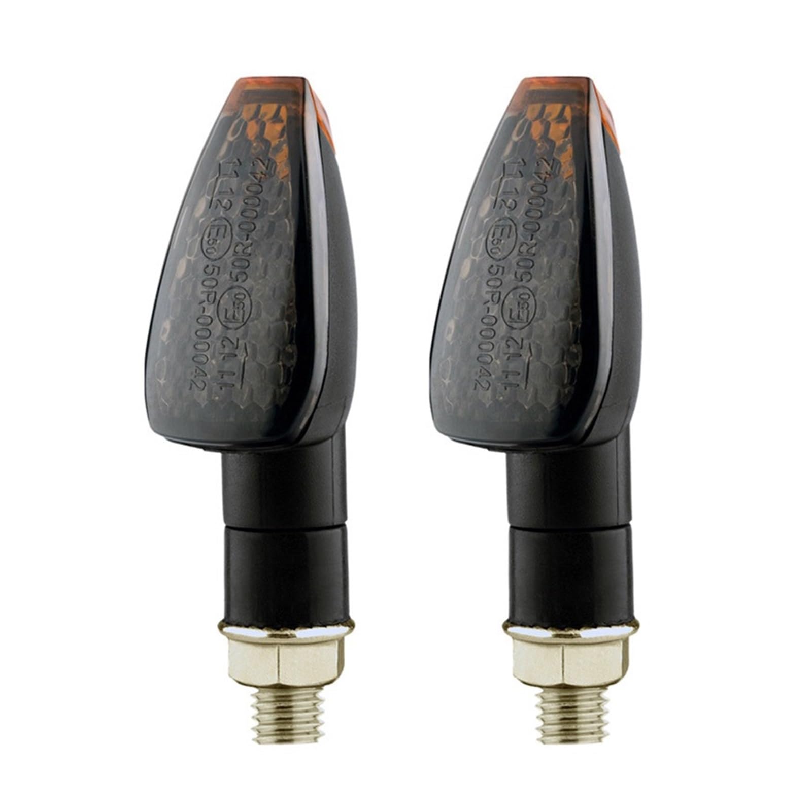 Indicatori Di Direzione Per Motociclette Omologati E50 Mark Indicatore Di Direzione 14 LED Indicatore Di Direzione Luce Ambra 12 V/24 V M10 Emark indicatoris direzione