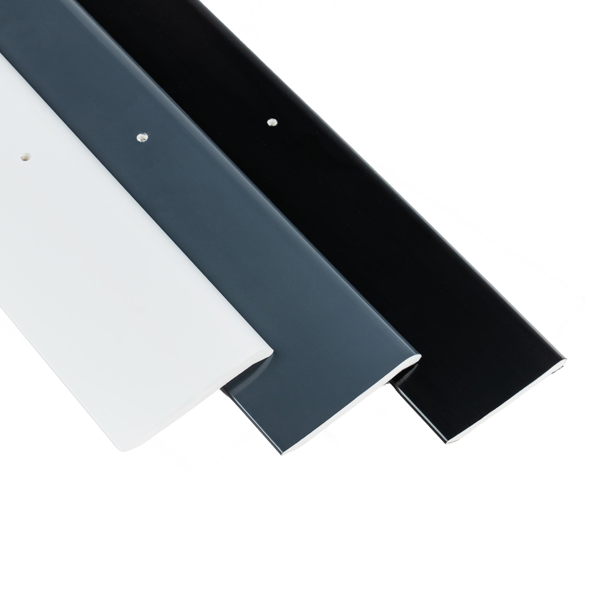 Sure Edge Rubber Roofing Drip Trims for Flat Roofs (5, Black)