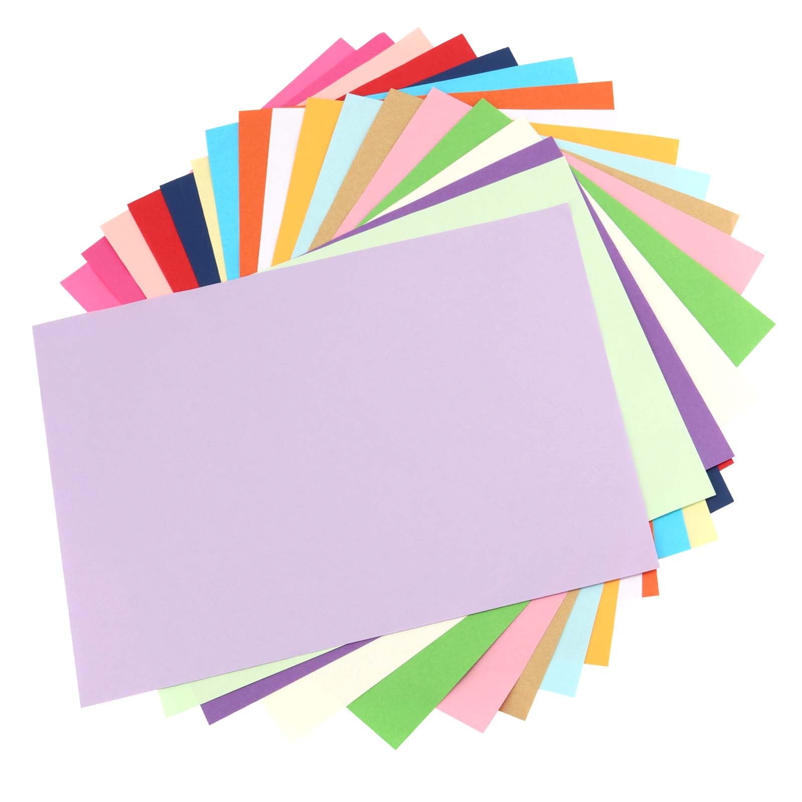 500 sztuk kolorowego papieru w formacie A4, 70 g/m², karton A4, kolorowy papier do rysowania, kolorowy papier do origami, zaproszeń, "zrób to sam"