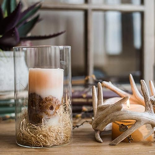 Miniatura 7 de ZLXDP - Juego de portavelas de cristal plateado para comedor centros de mesa decorativos decoración de casa regalos para aniversario