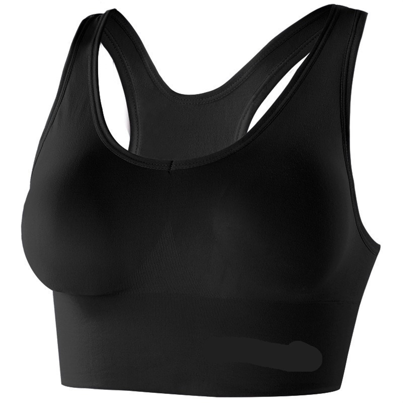 Sujetadores de Yoga con hebilla de 4 filas ajustable, top de deporte sin aros transpirable