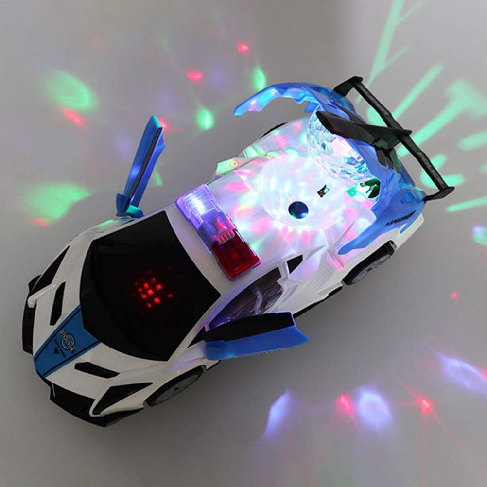 Buy Naduew Electric Car Toy, Automatic Deformation Lifting 360 Degree Rotating Speed car Light