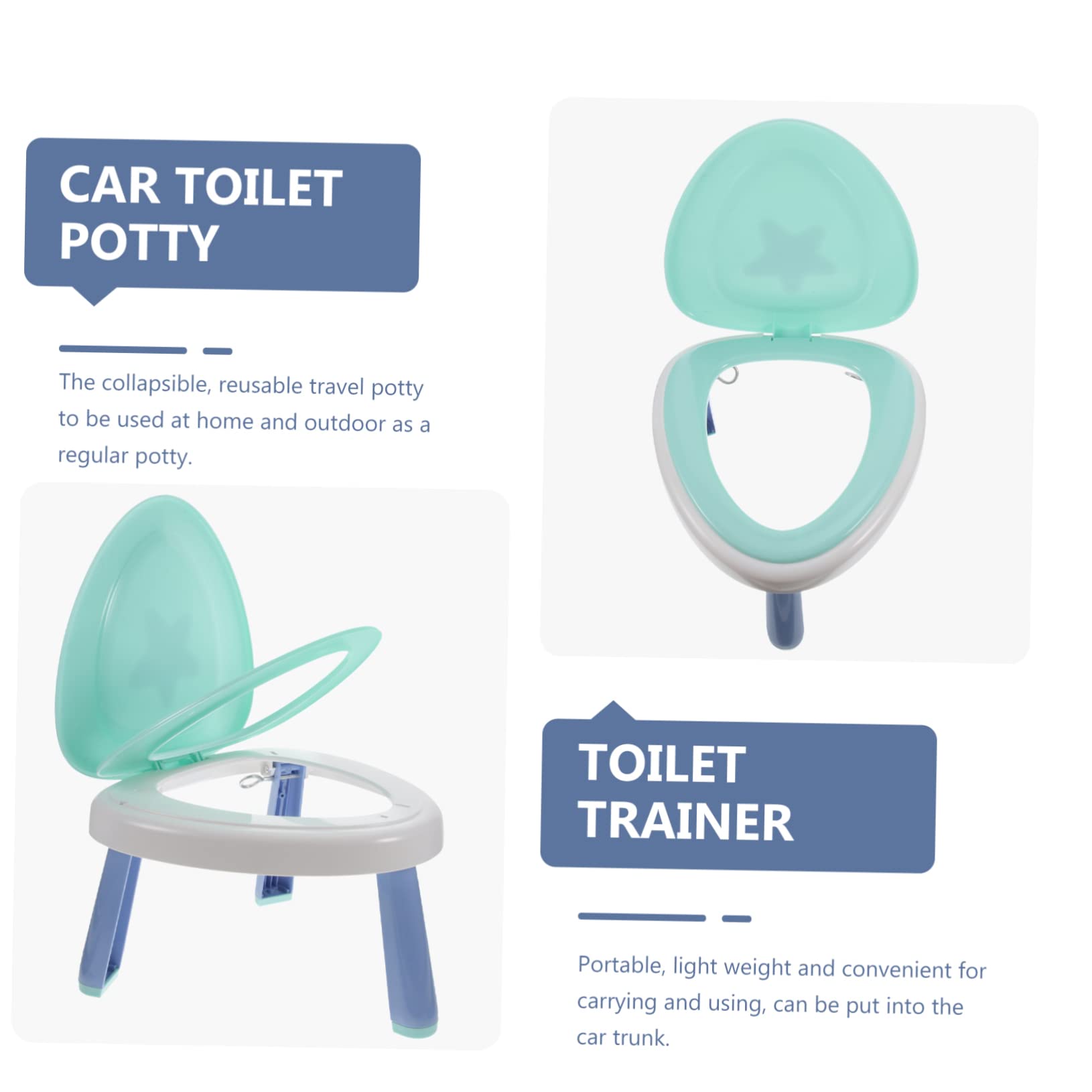 VICASKY inodoro plegable orinal para niños orinal portatil de viaje bañera plegable niño orinal de viaje para niños asientos para niños almohadillas de algodón orinal inodoro chico