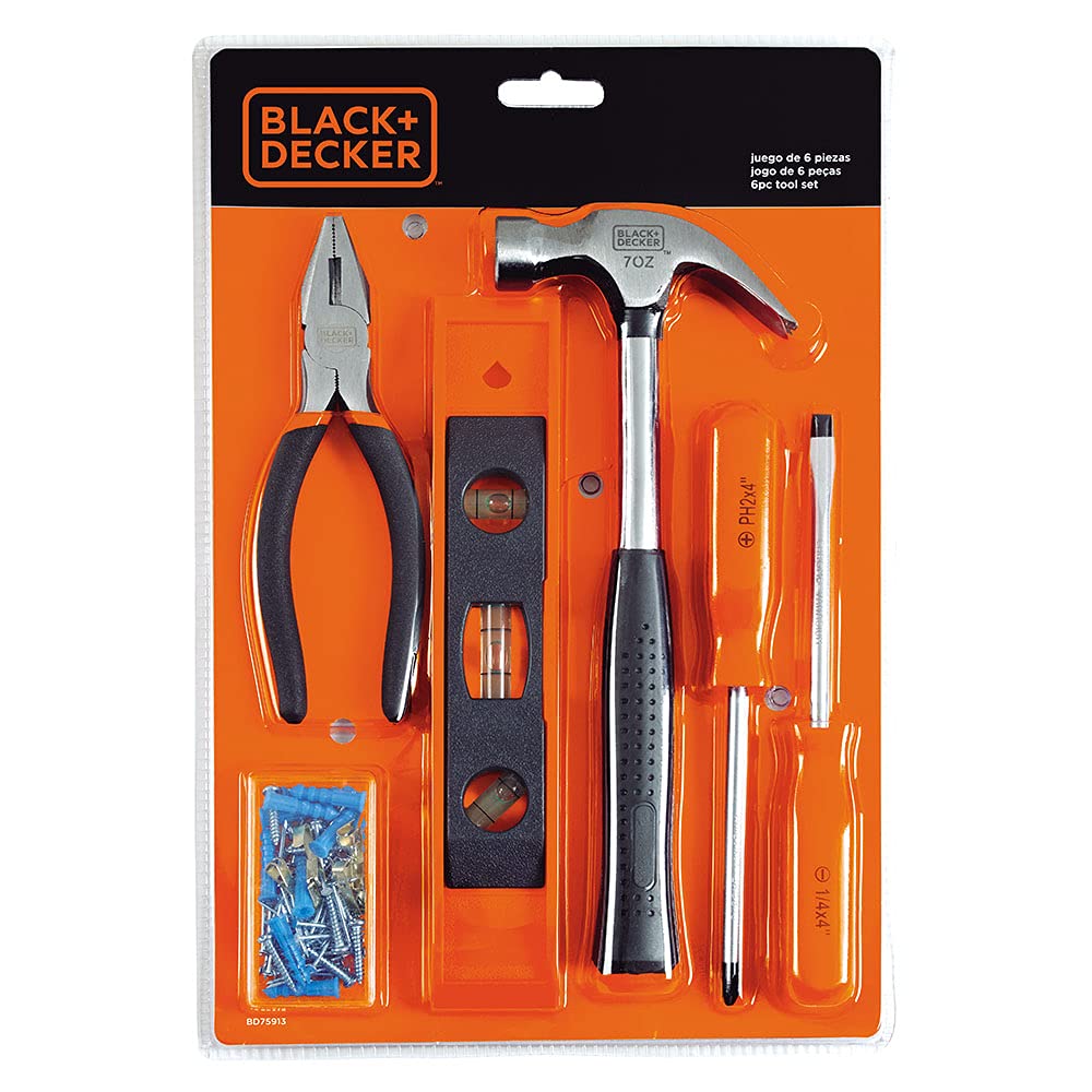 BLACK+DECKER BD75913 6 PIECES TOOLKIT (B076JH19V8) Amazon Price History, Amazon Price Tracker