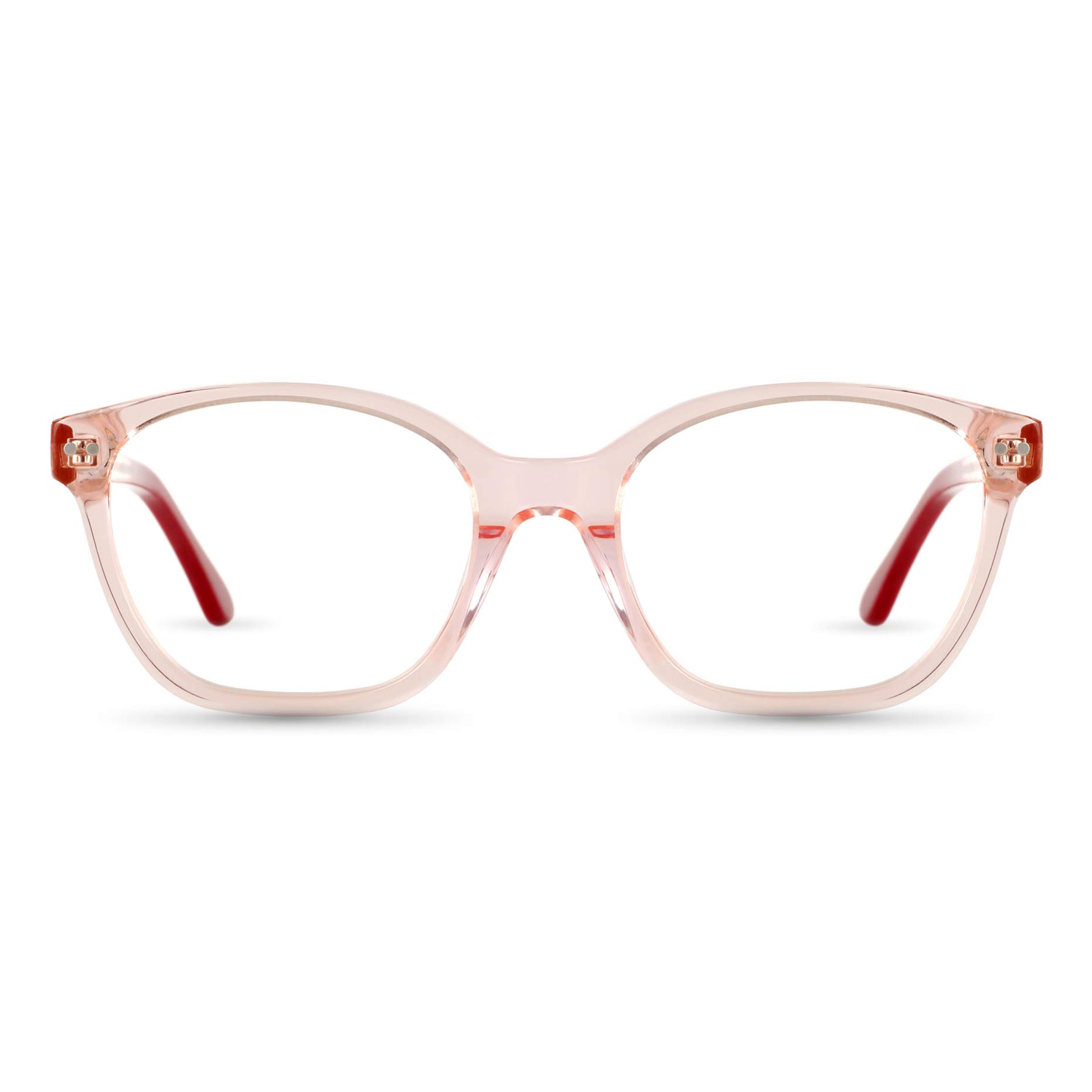 Gafas infantiles con protección contra la luz azul, sin graduación, protección UV400, unisex, para niños y niñas, lentes intercambiables, material robusto, modelo Zebra