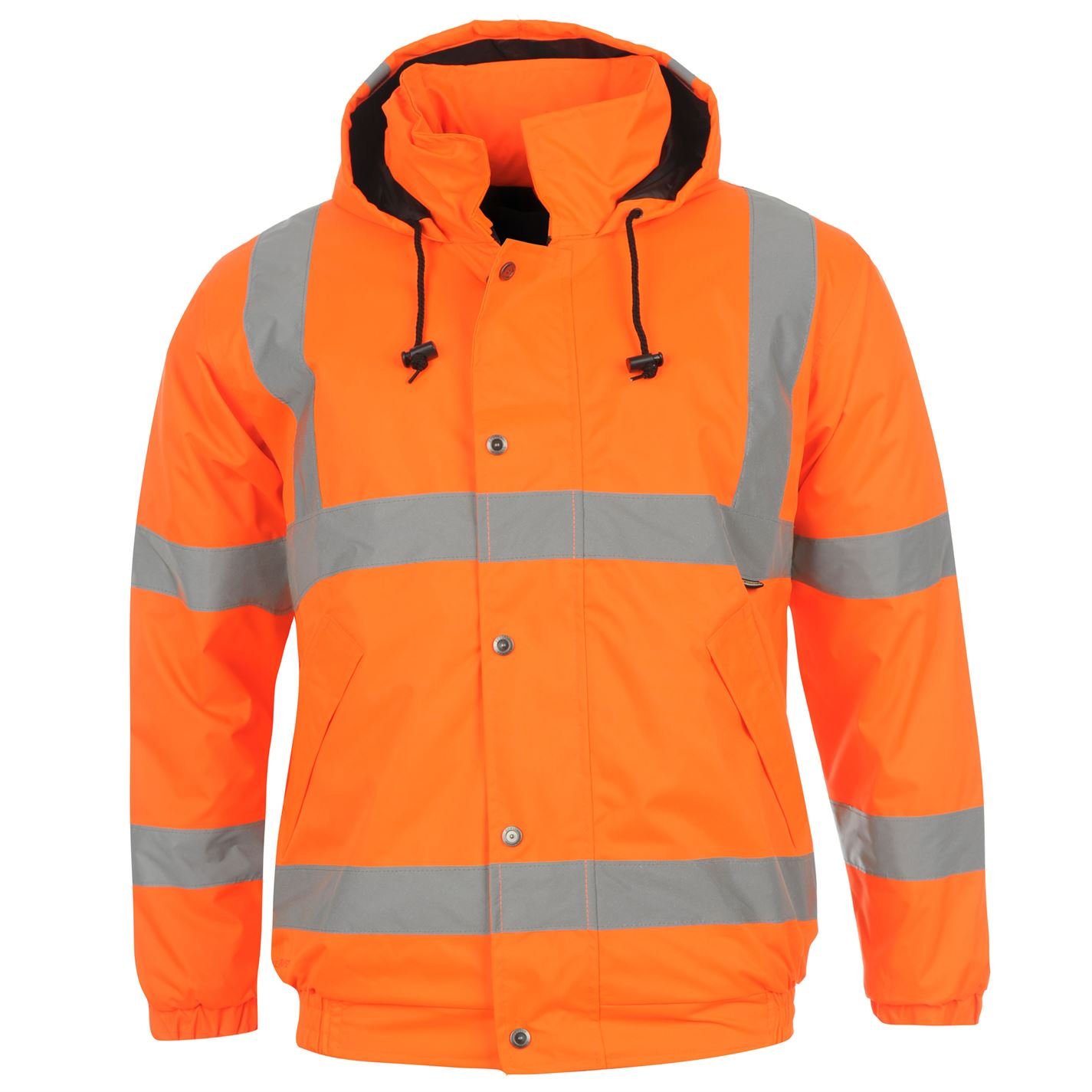 Dunlop Men's Orange Hi Vis Bomber Jacket Xl