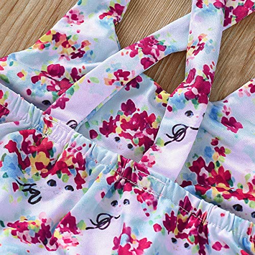 SOONHUA Baby Meisje Een Stuk Mesh Bloemen Badmode Monokini Strandkleding Badpak Zwempak - Image 6
