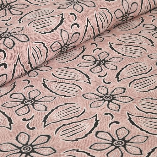 Image of King Size Cotton Bedsheet | 300 TC | 100% Cotton Flatsheet King Size with Two Pillow Covers | (254 * 274 cm, Dusty Rose)