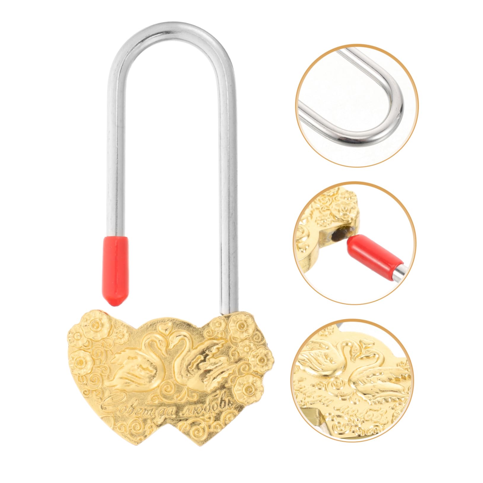 Uonlytech 3stücke Vintage Metall Vorhängeschloss Mit -muster Liebesschloss Für Reisen Hochzeiten Und Jubiläen Dekorativ Und Tragbar Für Wunschlock