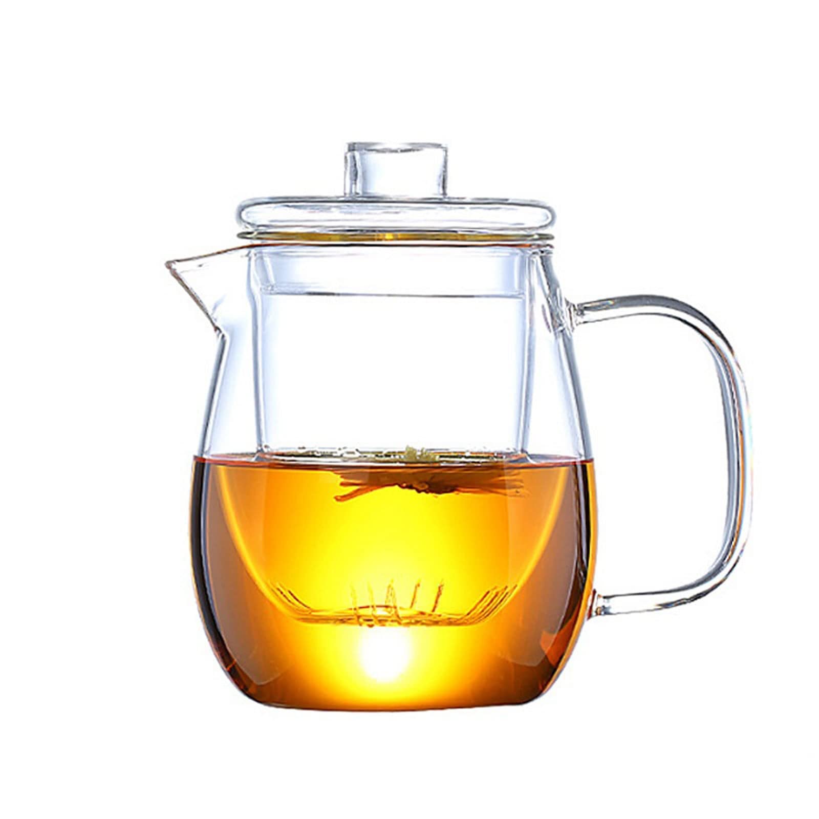 Czajnik 600 ml szklany czajniczek do herbaty, żaroodporny szklany czajniczek z filtrem, czajnik Puer, zaparzacz do herbaty, kubek biurowy, herbata Kung Fu