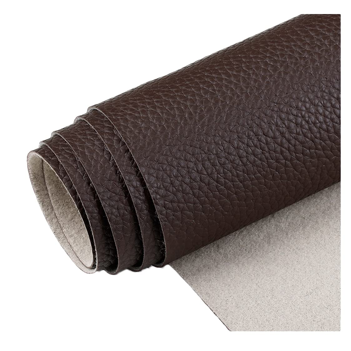 Skóra sztuczna skóra PU sztuczna skóra materiał winyl skóra skóra skóra wodoodporna do krzeseł tapicerka skórzane tekstylia domowe tekstylia meblowe 100% PCW (kolor: Dark Coffee, rozmiar: 1,38 x 7 m)