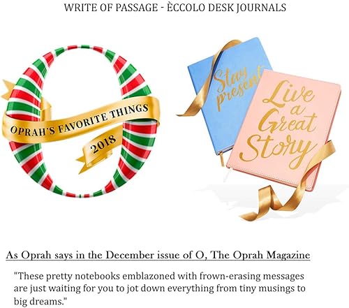 Miniatura 7 de Eccolo World Traveler - Diario de tamaño de escritorio cuaderno de 256 páginas rayadas 8 x 10 pulgadas