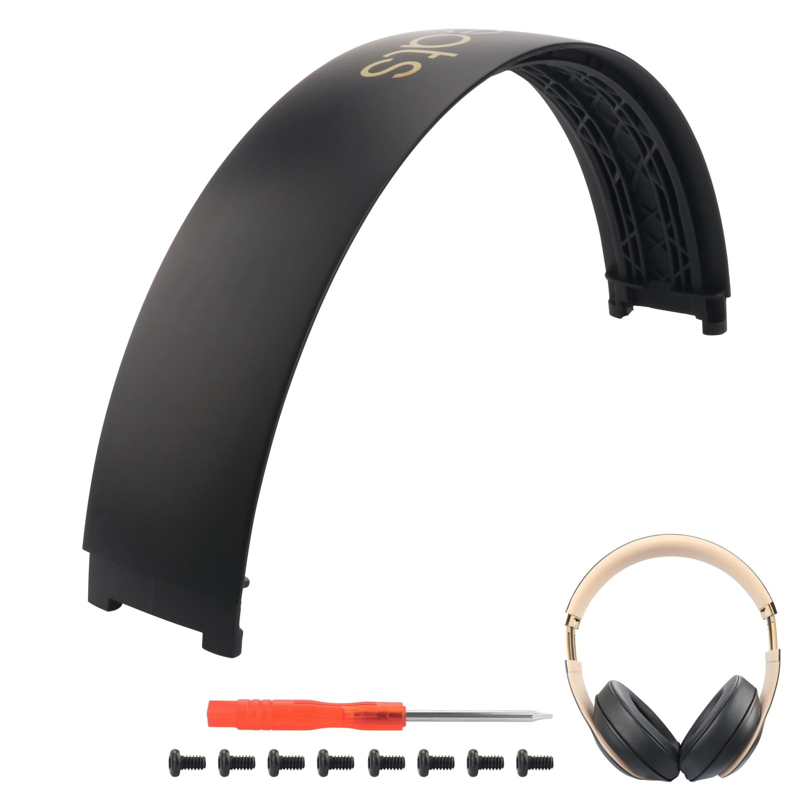 Studio 3 Headband Replacement Parts Accessories Studio 2 Head Band Repair Kit Compatible with Studio 3.0 / Studio 2.0 Wireless(B0500 B0501) Top