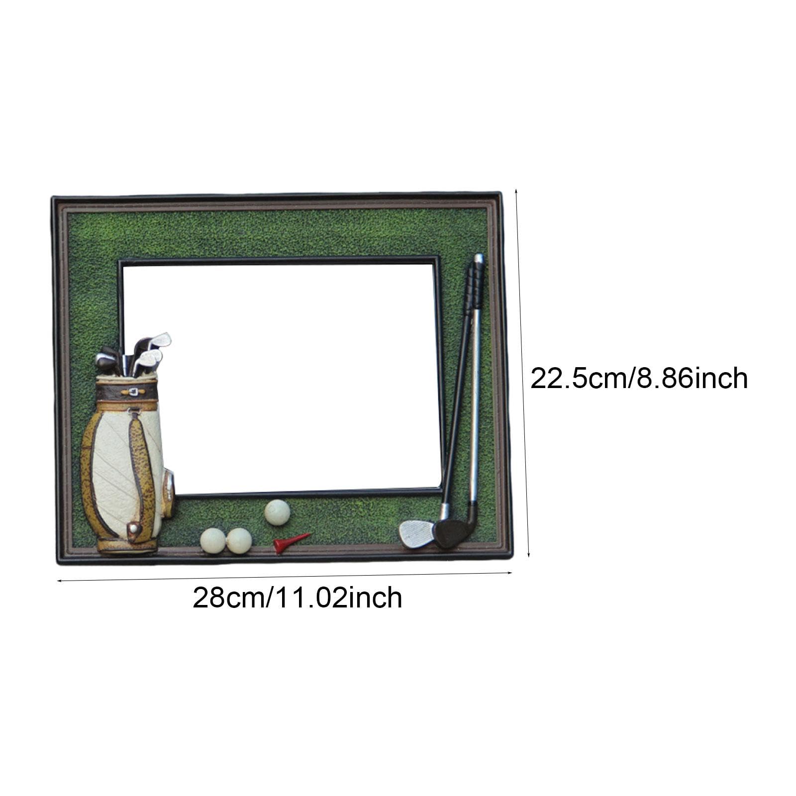 Espositore da Tavolo per Foto di Golf, Espositore Fai da Te per Ornamenti, Vetrina per Regali, Supporto per Foto da Scrivania, Ufficio, papà, Donne, 8 inch Horizontal
