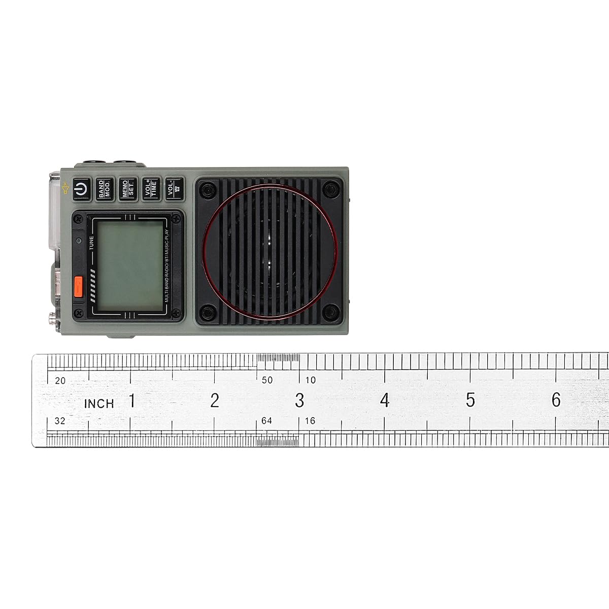 DollaTek FM VHF AM SW WB Band Radio App portatile di supporto per radio a onde corte Allarme SOS stereo per bassi remoto intelligente