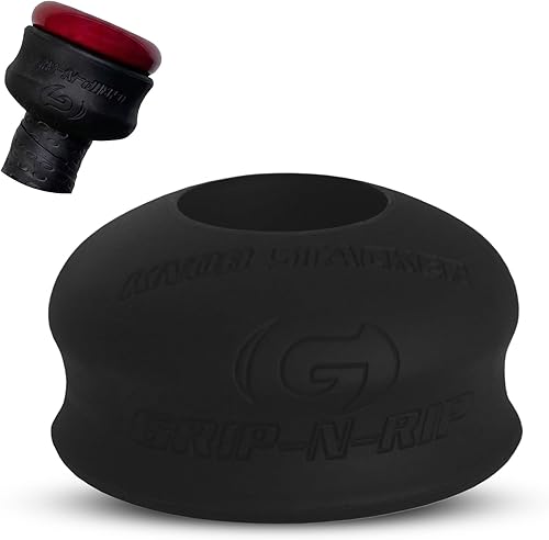 Anillo de estrangulamiento de Grip-N-Rip para bate de béisbol/sóftbol con empuñadura de botón y apilable para un ajuste personalizado y comodidad,