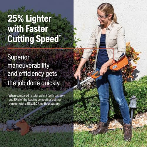 Image of Husqvarna WeedEater 320iL Cordless String Trimmer Tool Only, 16-Inch Straight Shaft Electric Weed Eater with Rapid Replace Trimmer Head for Seamless String Reloading (Tool Only)