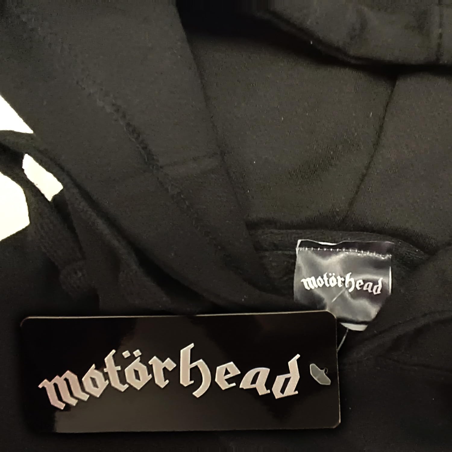 Motörhead Felpa Ufficiale Classic Logo. Felpa con Cappuccio Unisex in Cotone. vestibilità Regular per Adulto e Ragazzo