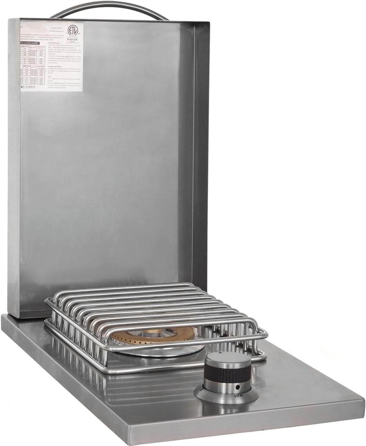 Blaze Grills 12,000 BTU Built-In Stainless Steel LTE Single Side Burner for Outdoor Grill, Natural Gas