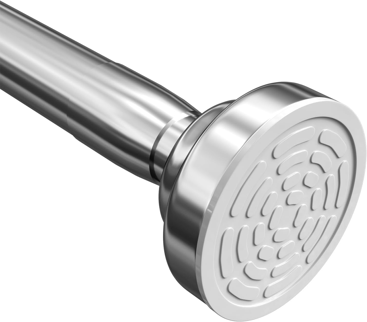 Umimile Shower Curtain Rod 42-70 Inches, 1 Inch Diameter Adjustable Spring Tension Curtain Rod, 304 Stainless Steel Shower Rod for Bathroom, Windows, Never Rust Non-Slip