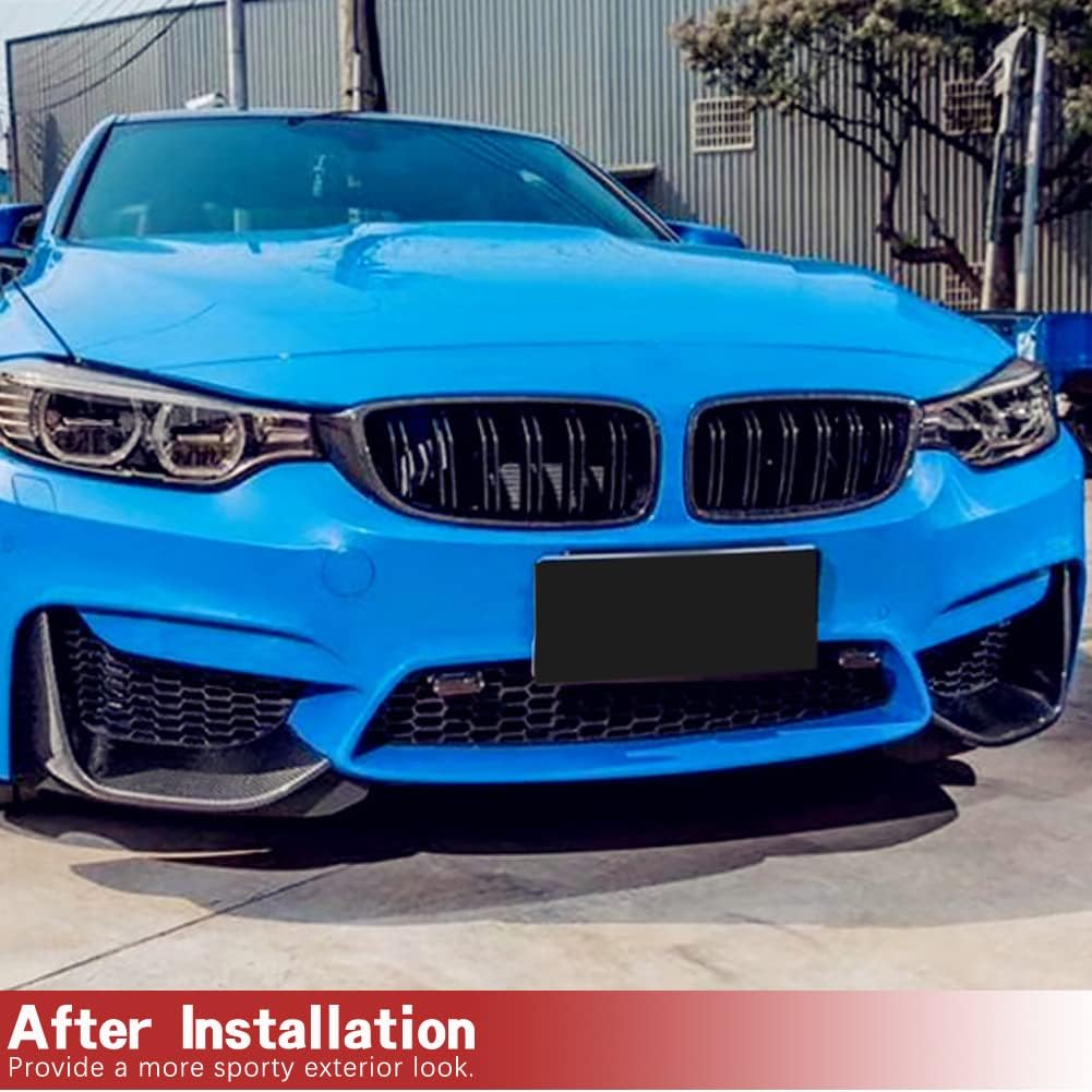 Carbon Fiber Front Bumper Splitters for BMW BMW M3 F80/ M4 F82 F83 2014-2018 Bumper Lip Spoiler Chin Splitter Fog Lamp Trim Factory Outlet