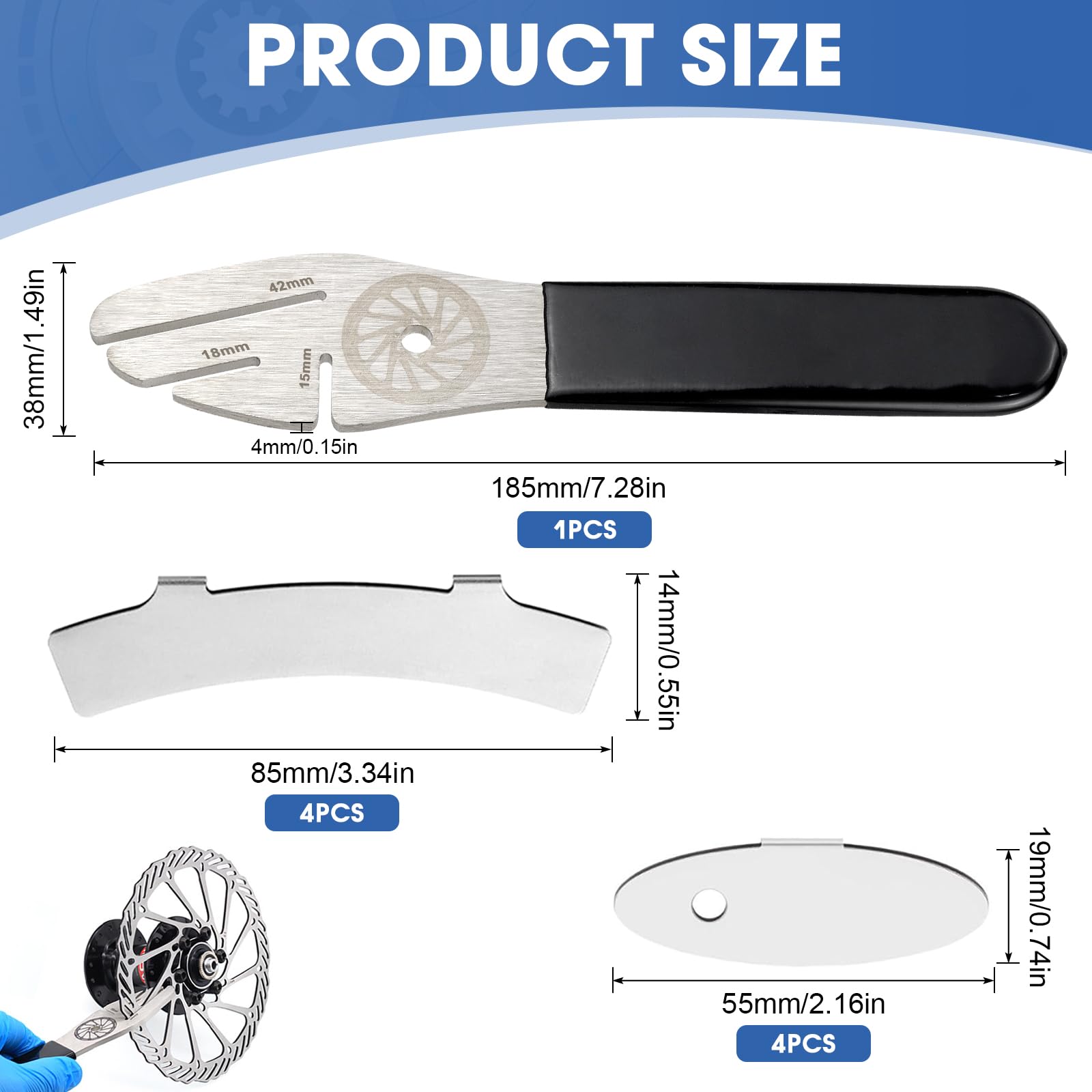 Outil De Redressage Rotortru Kit De Réglage Frein Disque Vélo