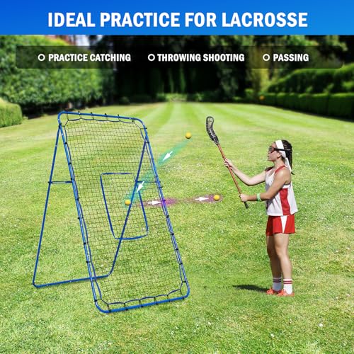 image for Winthai 7x4FT Volleyball Rebounder Net, Baseball Lacrosse Rebounder Pi